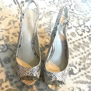 Aldo Snakeskin Slingback